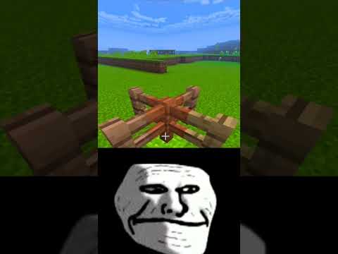 Minecraft logic #trollface #viral #shorts #minecraft