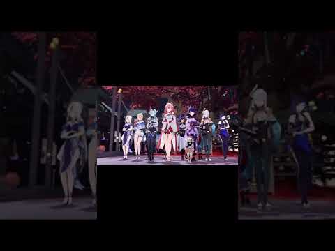 Yae Miko and Raiden Shogun Group Dance