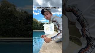 LES ENFANTS À LA PISCINE🏊‍♂️🤣#humour #shorts