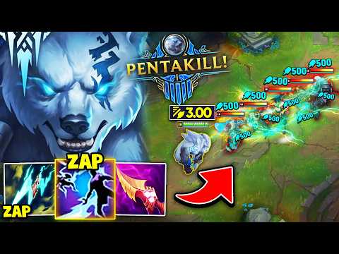 Volibear but I melt your entire team with chain lightning (PENTAKILL IN SECONDS)