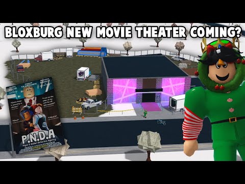 NEW BLOXBURG MOVIE THEATER BUILDING TEASER UPDATE... WINTER EVENT AND TENTH ELF