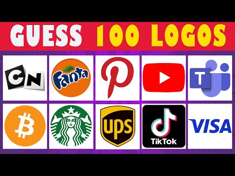 Guess The Logo Quiz 100 Logos Part 2 - Can You Guess The 100 Logos Challenge