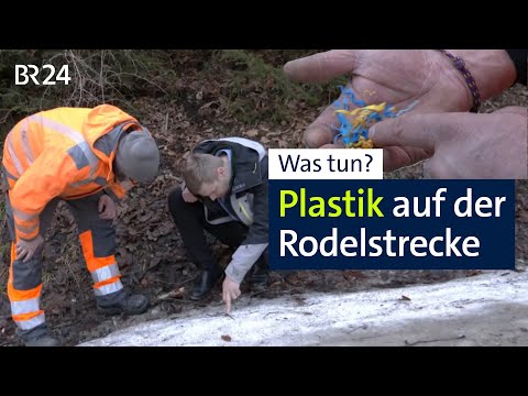 Unterammergau: Massiver Plastikabrieb auf der Rodelstrecke | Abendschau | BR24