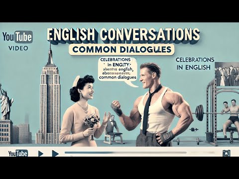 68-▶English speaking practice. Celebrations in English Common Dialogues