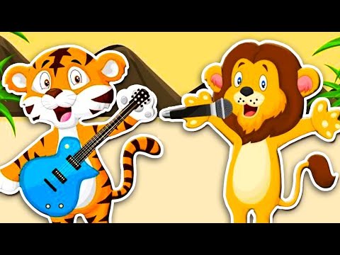 Safari and Farm Animal Sound Songs! | Learn Sounds Animals Make | Kids Learning Videos