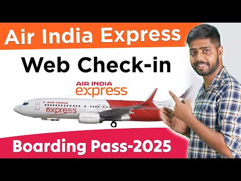 air india express web check in || air india web check in process || air india express boarding pass