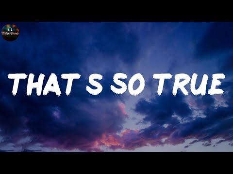 That’s So True - Gracie Abrams (Lyrics)