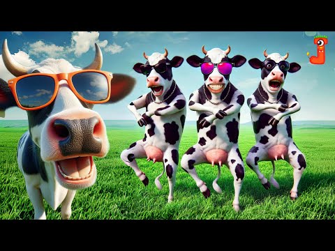 FUNNY COW DANCE FOR 12 MINUTES STRAIGHT | Cow Song & Cow Videos 2024 | Cow dance mix | dancing cow