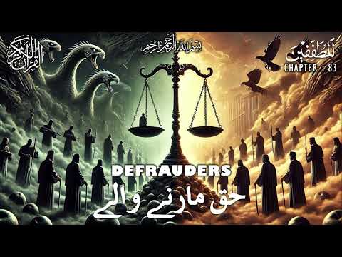 Quran | Translation | Urdu | Chapter 83 | Defrauders | Surah Al-Mutaffifin