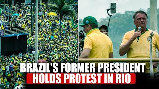 Ex-president Bolsonaro leads thousands of supporters in Rio, demands amnesty I South Africa'