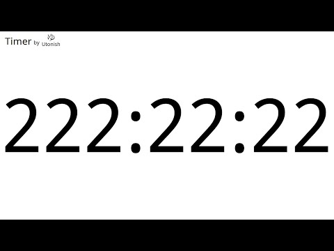 222h22m22s Countdown Timer - Longest Timer on YouTube