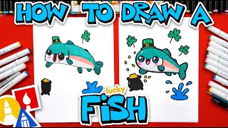 How To Draw A Lucky Rainbow Trout