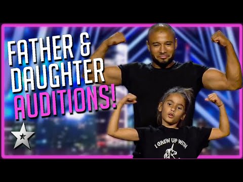 ADORABLE Father and Daughter Auditions! | Kids Got Talent