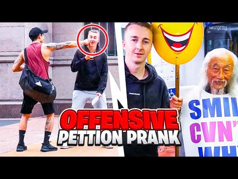 OFFENSIVE Petition PRANK With Australians !