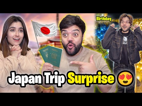 We Are Going To Japan 🇯🇵 | Visa Aageya 😍 | Surprise Birthday For Nadeem