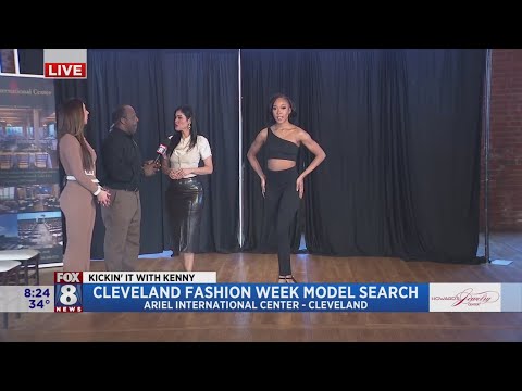 Kenny learns different ways to 'walk' the runway for CLE Fashion Week