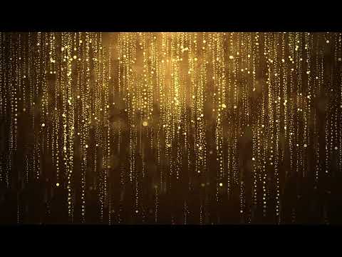 Beautiful golden Dust particles award videos, event videos | Stock video footage