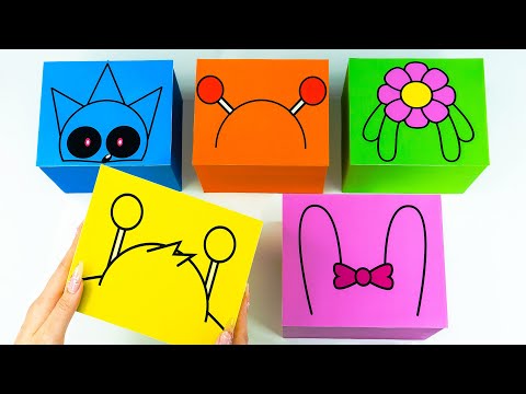 ✨Paper diy✨️ Incredibox Sprunki Blind Box Unboxing | ASMR | Tina TV DIY Show