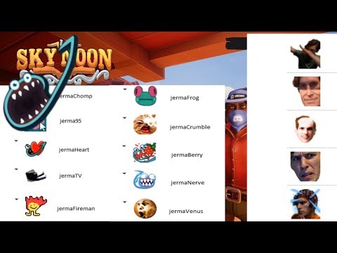 Jerma Streams - Sky Noon and Emote Contest Winners