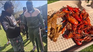 "Free Crawfish For Everybody" Boosie Throws A Seafood Boil In The Hood