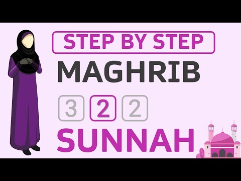 Learn How to Pray 2 Rakat Sunnah of Maghrib Salah - Step-by-Step Prayer Tutorial - Female Hanafi