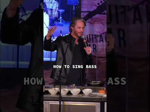 Tim gives a lesson in singing bass