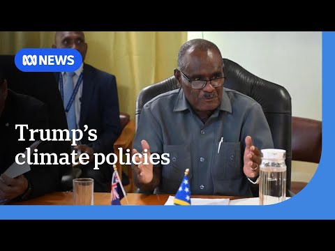 Solomon Islands Prime Minister takes aim at Trump's climate position | ABC NEWS