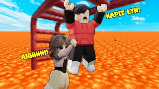 Wetzkie and Lyn Got STRANDED in FLOOR IS LAVA in Roblox!