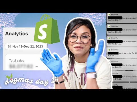 My Small Business Launch Sales Numbers Revealed!  | Vlogmas Day 24