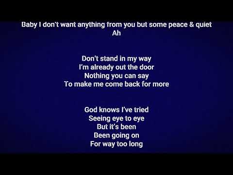 Flux Vortex - Peace and Quiet (Lyrics)