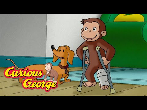 A Monkey on Crutches 🐵 Curious George 🐵 Kids Cartoon 🐵 Kids Movies