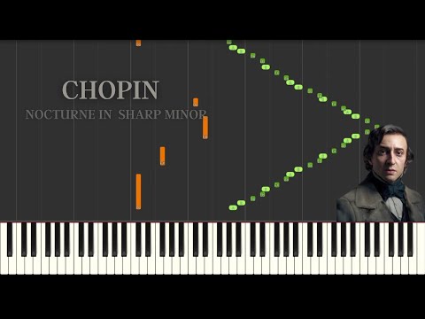 Chopin - Nocturne in C Sharp Minor | Synthesia Piano Tutorial