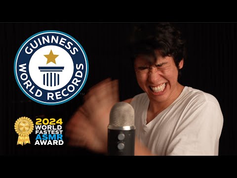 BREAKING The FASTEST ASMR World Record EVER! (2X SPEED)