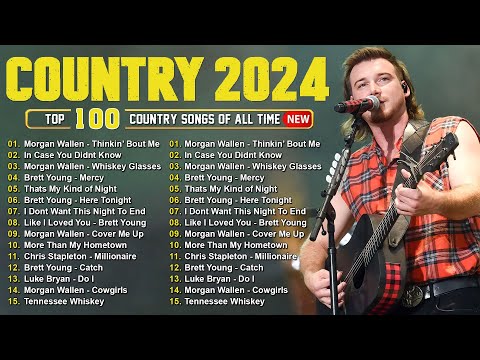 Morgan Wallen, Luke Bryan, Luke Combs, Kane Brown, Lee Brice, Jason Aldean - Country Music 2024