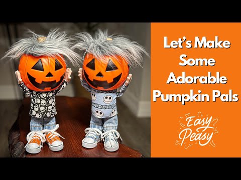 Let's Make a Cute Spooky Halloween Doll / Dollar Tree Halloween Decor