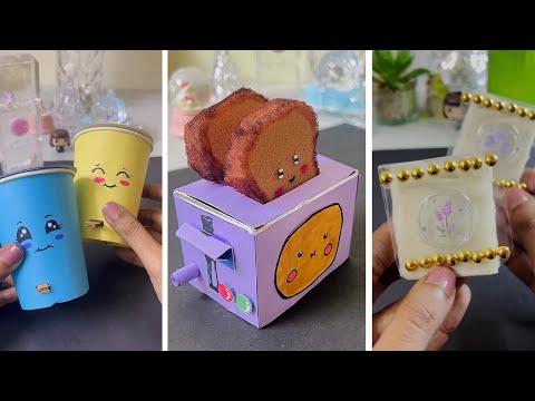 Easy DIY Cute Craft Ideas | Mini Toaster | Mini Trash Can | Soap Paper