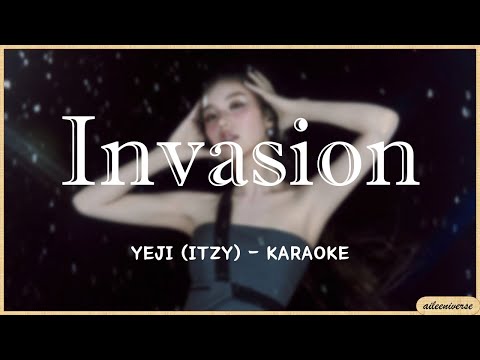 YEJI (ITZY) Invasion KARAOKE Easy Lyrics