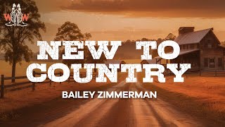 bailey zimmerman - new to country (lyrics)