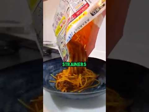 Japan's All in One Microwavable Pasta Packet