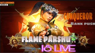 Platinum to conquer rank, push in Bgmi comedy and rush, gameplay, | PARSHU is live