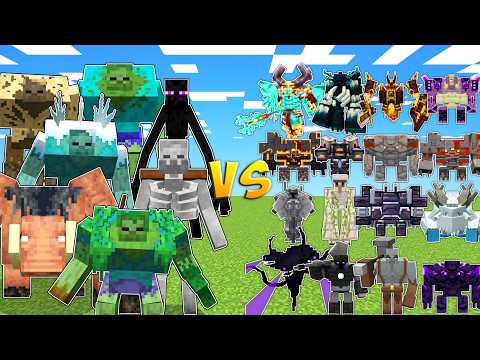 MUTANTS vs ALL MINECRAFT BOSSES