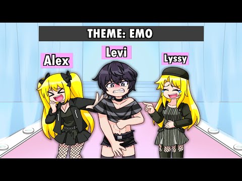 Alex & Friends DRESSING EMO in DRESS TO IMPRESS