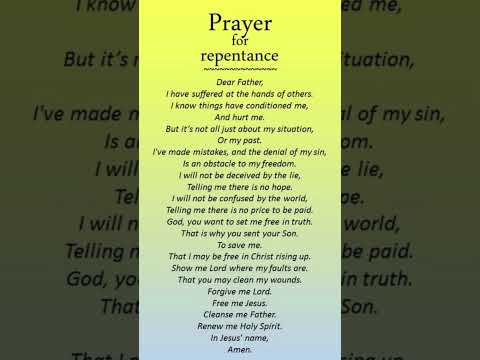 Prayer For Repentance #prayer #prayerforall #divinemercy #shorts