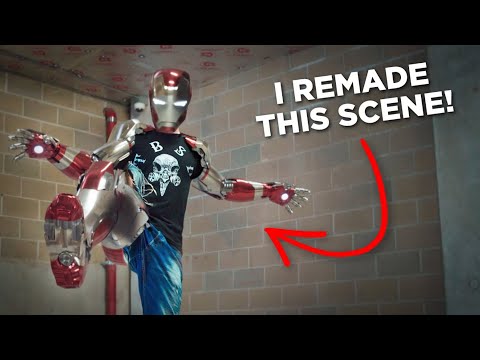 I Remade THIS Scene From IRON MAN 3