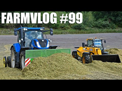 FARMVlog #99 - Jak jsem byl týden na službách 2/2 🚜🌽 | Odvážím s JOHN DEERE 7R od řezačky