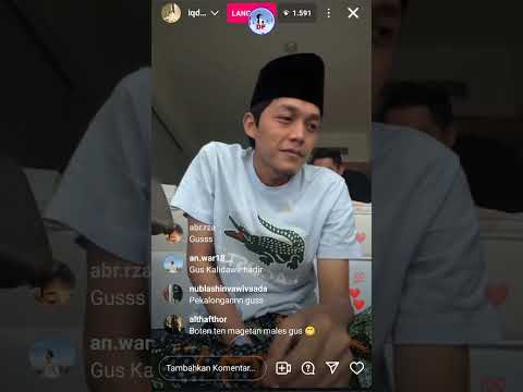 Gus Iqdam Live IG (record)