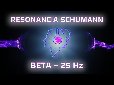 BINAURAL BETA FREQUENCY 25Hz | SCHUMANN RESONANCE | 1 HOUR OF PURE TONE