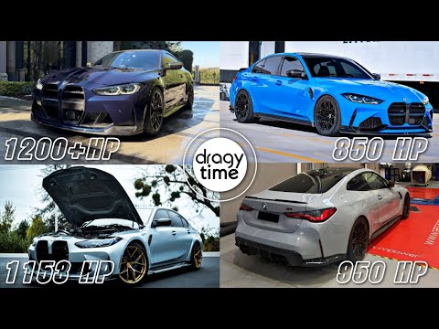 The fastest BMW S58 Builds in the World | Dragy Acceleration from 0-250 & 0-150 mph