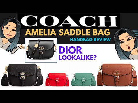 ❗❗❗COACH AMELIA SADDLE BAG REVIEW ❗❗❗ DIOR BOBBY SHOULDER BAG ALTERNATIVE DIOR BAG ALTERNATIVE