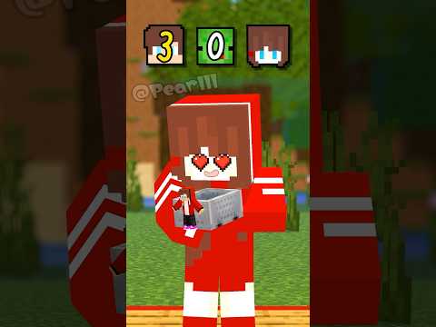 JJ to Choose and Mine Bedrock - MAIZEN Minecraft Animation #shorts